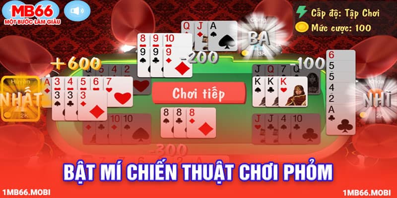 Bật mí chiến thuật chơi phỏm